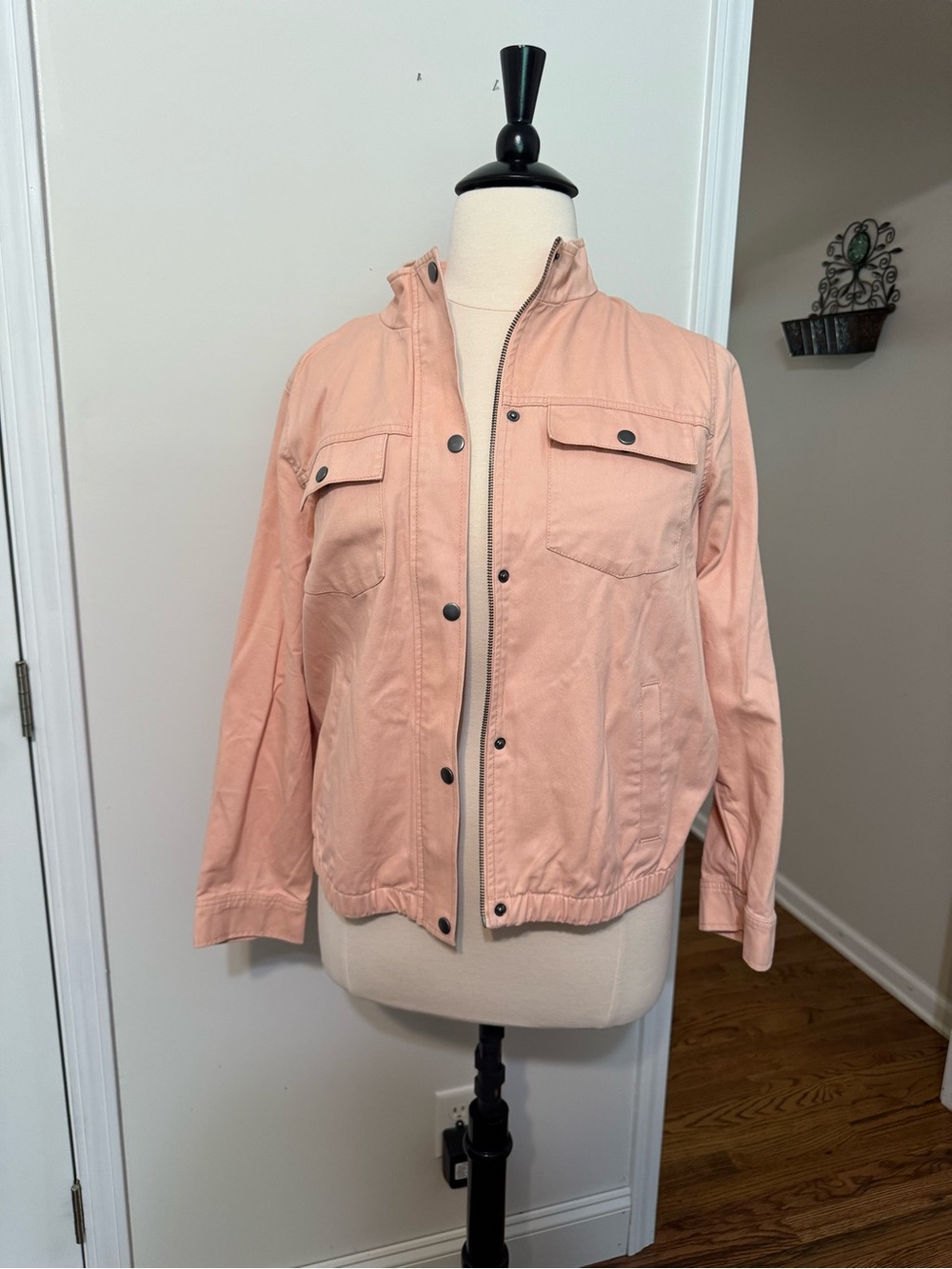 Christopher & Banks Peach Utility Jacket